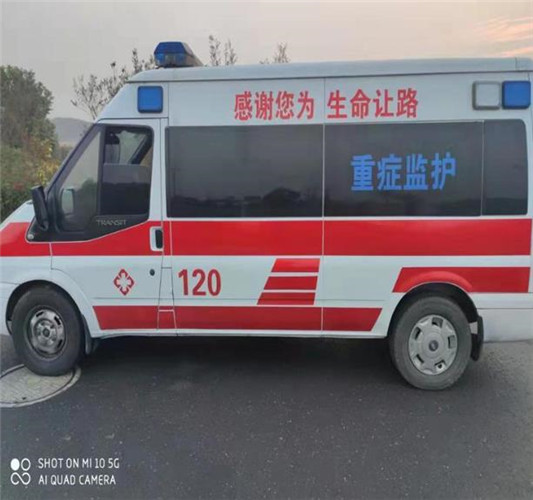 感城镇救护车出租服务案例3